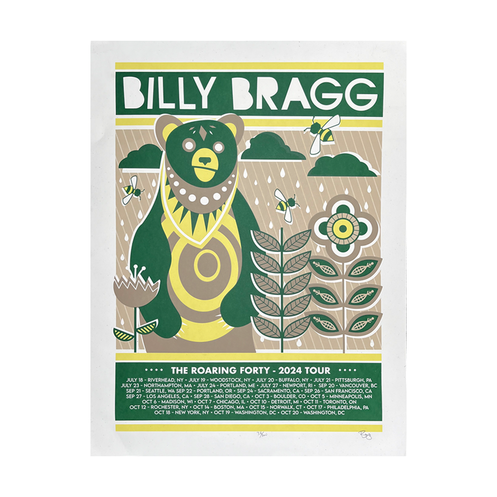 Billy Bear Tour Poster (Green)