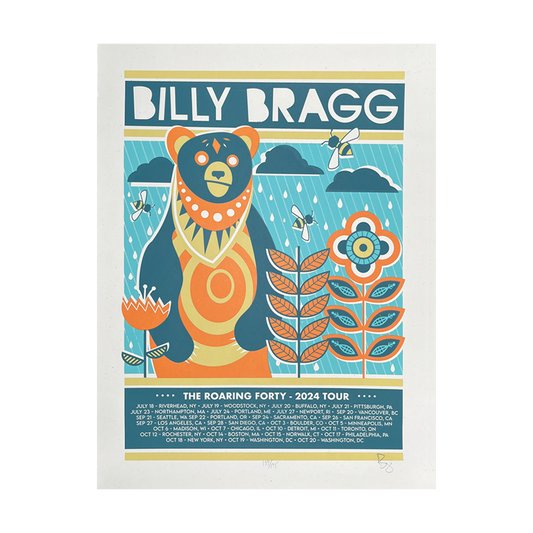 Billy Bear Tour Poster (Blue)