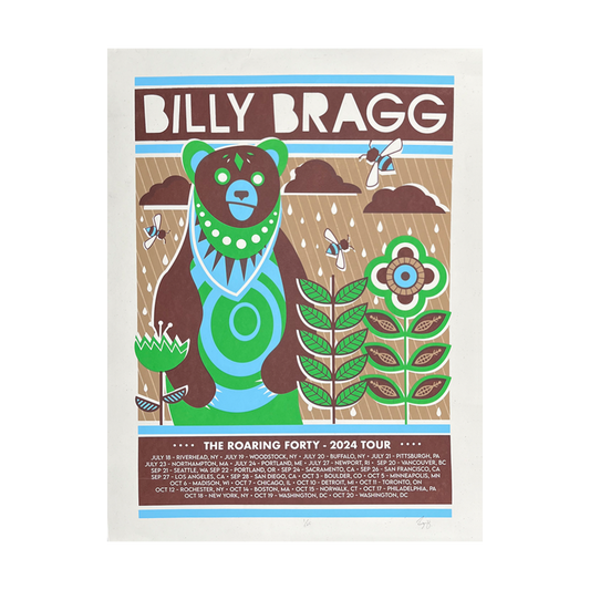 Billy Bear Tour Poster (Brown)